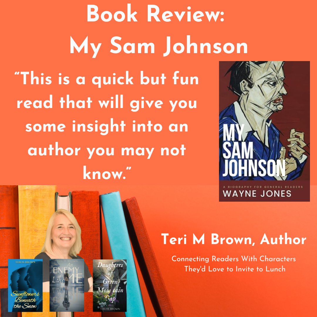 #bookreview by #terimbrownauthor

Learn about writer Sam Johnson in this easy-to-read biography!

terimbrown.com/blog/book-revi…

#sunflowersbeneaththesnow
#anenemylikeme
#daughtersofgreenmountaingap
#characterdriven
#historicalfiction
#awardwinningauthor
#recommendedreads