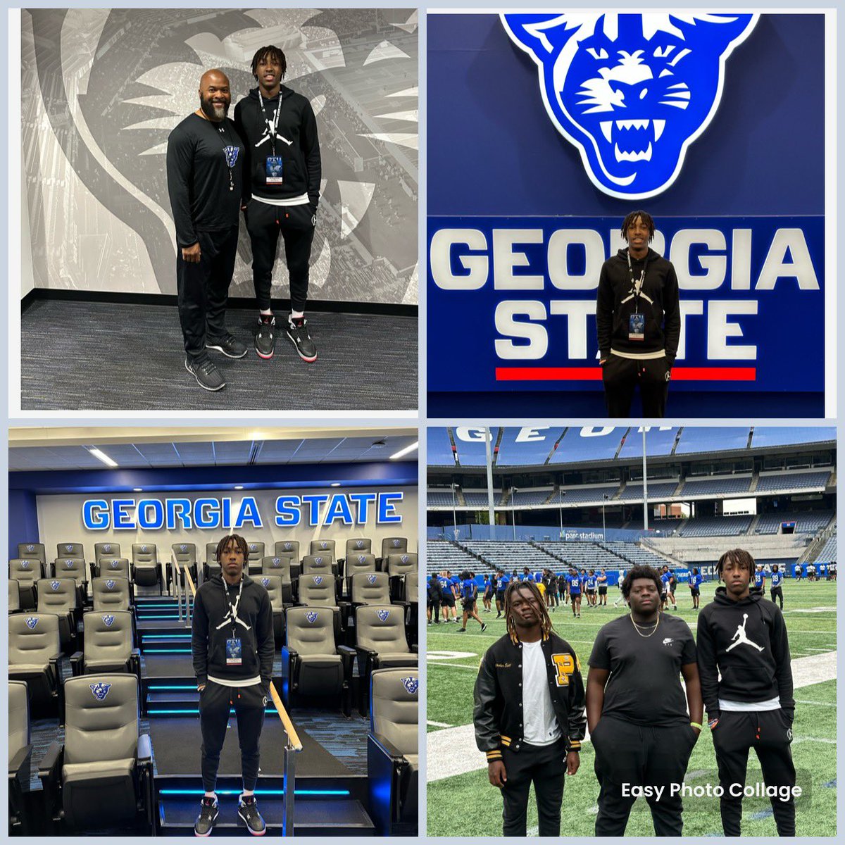 Thanks to Coach McGee & Georgia State staff for having myself & my Teammates at 🏈Practice today. @RecruitGeorgia @BallSoHardFam1 @DC_Sports_706 @BVEvery @DukestheScoop @AndrewSFlorio @NEGARecruits