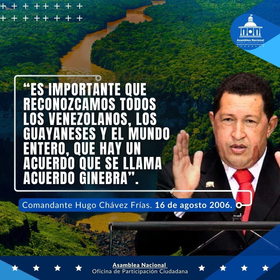 #11Abr El Acuerdo de Ginebra de 1966 📜 fue defendido por el Presidente Hugo Chávez Frías. #RebeldíaAntiImperialista #DiplomaciaBolivarianaDePaz #MaduroNoComeCoba   Guayana 
Golpe de Estado 
Hace 22
#ULTIMAHORA