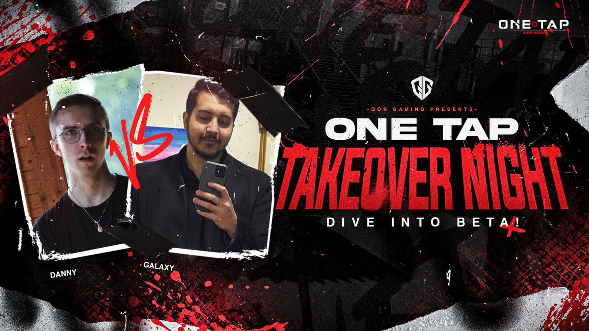 Who will come out on top? Watch as @QORcast host @dannyprickennj and @GALAXY_EW go at it in @playonetap 🔫 ⏰ @ 6PM EST 📺 twitch.com/qor_danny 📺 twitch.com/galaxyvalo