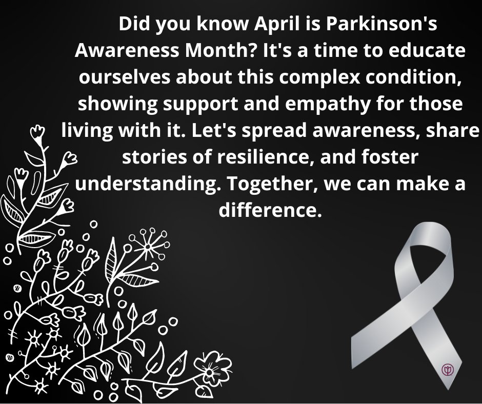HomeInstead411's tweet image. Parkinson's Disease Awareness Day is observed on April 11th each year. It's a day dedicated to raising awareness about Parkinson's disease, educating people about its symptoms, treatments, and the challenges faced by those living with the condition. 
#HomeInstead #parkinsons