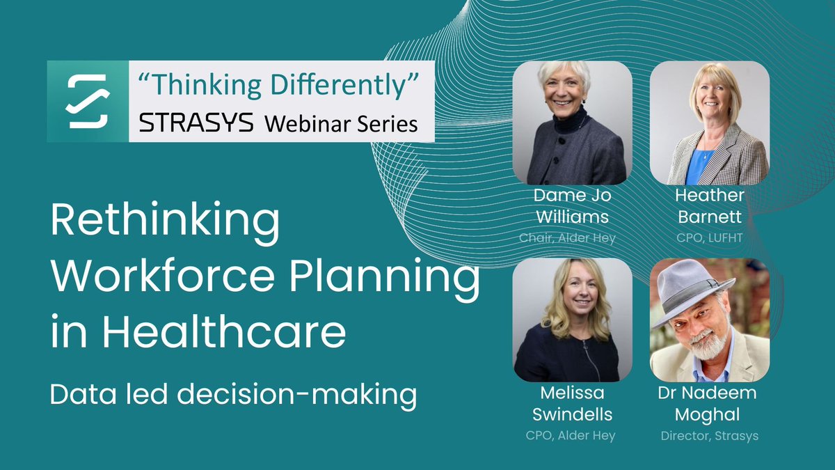 Miss our Workforce #StrasysThinkingDifferently webinar? @AlderHey and @LivHospitals shared their stories about how they are making a real impact on their workforce through data and decision intelligence. Read the summary and watch the videos. strasys.uk/events-webinar…