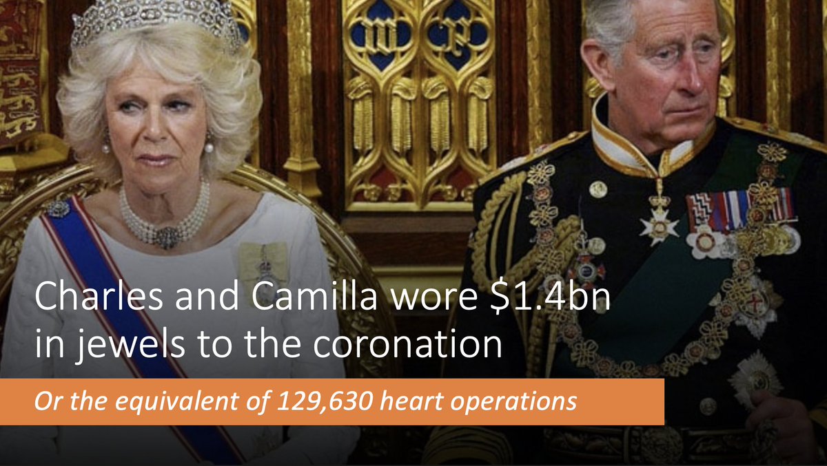 You don't have to be a 'woke lefty' to want our country to put citizens' health over one family's obscene wealth. #AbolishTheMonarchy #NotMyKing #KingCharlesIII #KingCharlesTheCruel #PrinceWilliam #PrinceofWales