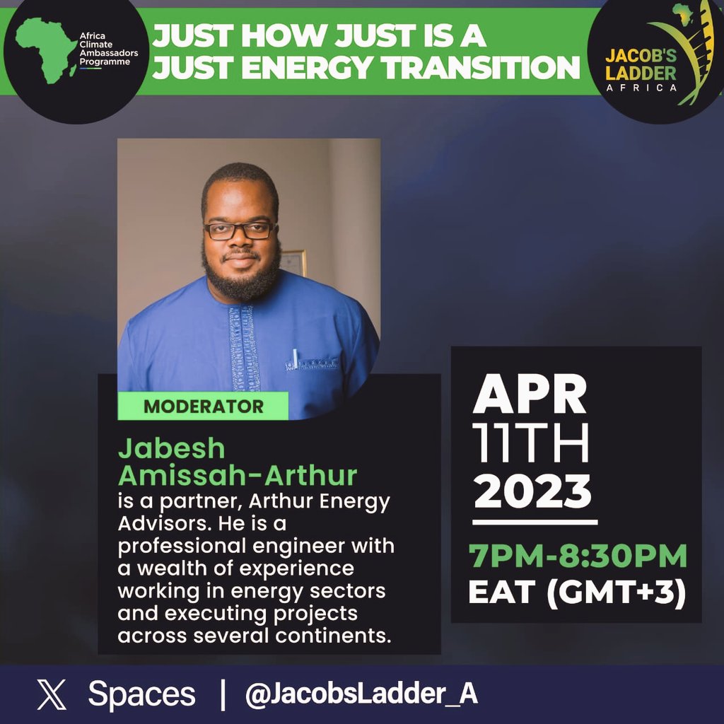 Let's equip the next generation with the tools to drive Africa's energy transformation.
#JustEnergyAfrica #ACAP2024
Jacobs Ladder Africa