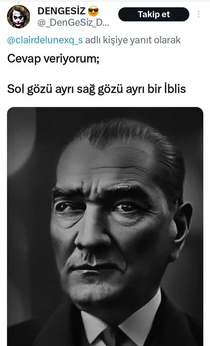 ATATÜRK`le ugrasan OROSPU ÇOCUK`lari : ATATÜRK YUNAN PiÇ`inin ANA`nizi SiK`mesinden , Sizi YUNAN PiÇ`i olmaktan Kurtardi ...!!! ANAN bir TÜRK`le EVLEN`di , TÜRK olmak mi Gücüne gidiyor PiÇ EVLADI ...!!!