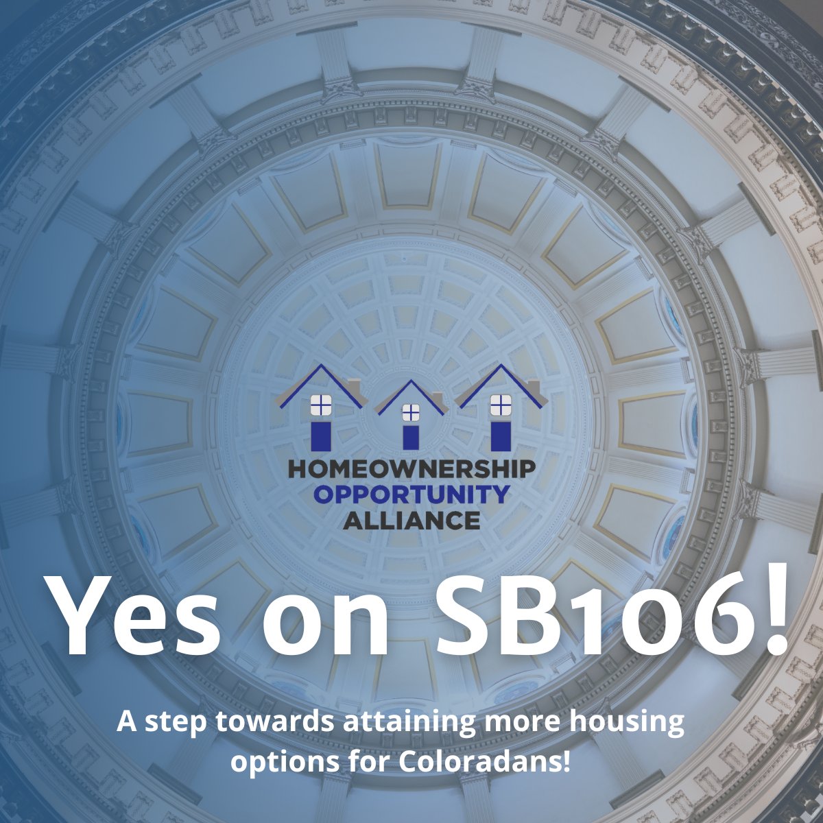 SB106 is a step in the right direction towards providing more affordable & attainable housing options for our state. Thank you, Senators, for supporting our efforts to reform construction liability litigation #copolitics. 

#HousingAffordability #ColoradoHousing