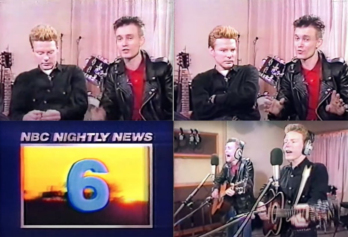 RichMortonSound's tweet photo. #TBT @PanicBrothers 37 years ago! And in other news...Back In April ’87 - and soon after we’d supported the mighty #SteveEarle at Earls Court, London - we were on an @NBCNews feature on the growing popularity of #NewCountry in Britain. #80smusic #countrymusic https://t.co/336RDyNnhl