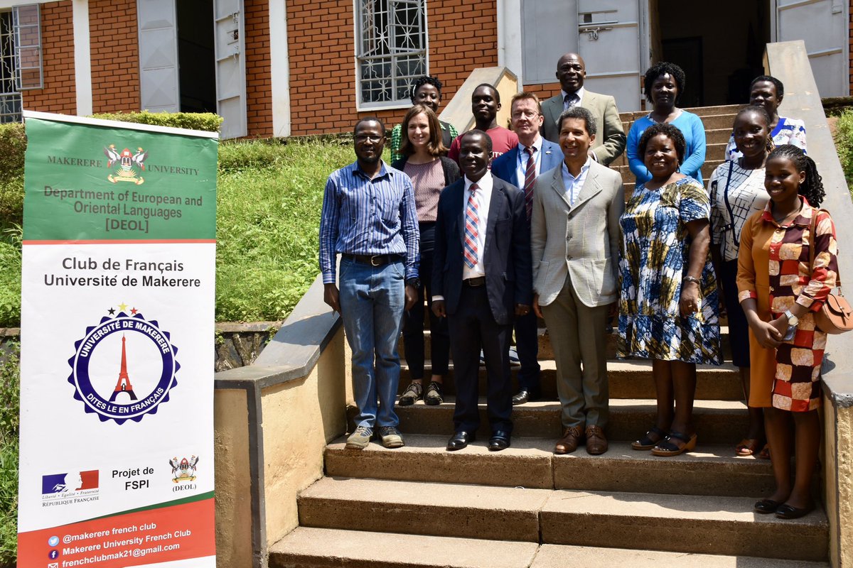 À l'université de Makerere, le département de français a accueilli l'Ambassade de France en Ouganda, qui a présenté les ressources documentaires pour la langue française. 19/01/2024