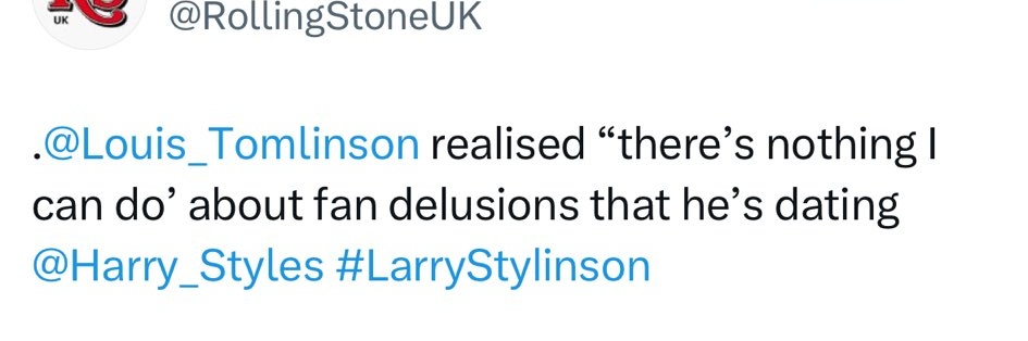 i'm sorry but what the hell is going on like this, all these articles, media using the # LarryStylinson + manips ?!?!??! & larry trending for days now... istg we will get the larry selfie soon it's happening