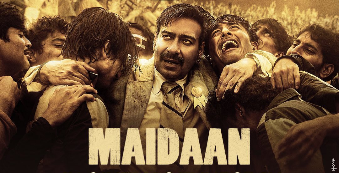 Just Outstanding. INSPIRING. Its Emotional Blockbuster. @ajaydevgn and @raogajraj stole the show with award-winning performances. I havent seen them this better before. Second half is just brilliant. 🔥 For a football fan like me its a treat. 💙😍 5⭐️. #MustWatch #Maidaan