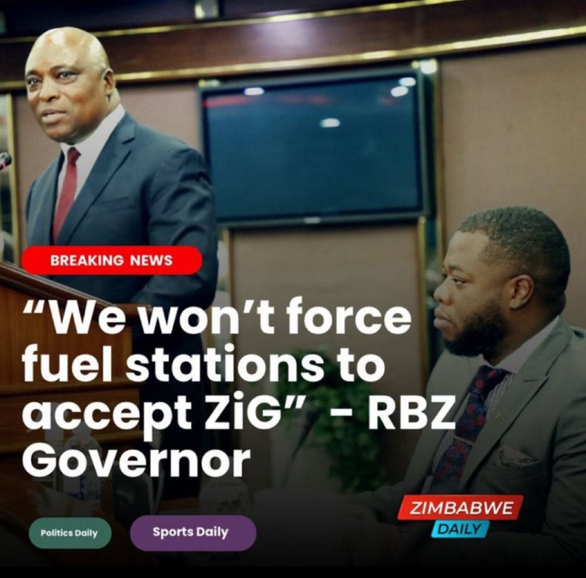 🟣So who exactly do you plan to force to accept Ziggy Jiggy? We are all equal before the law. 

We need new leaders.🇿🇼