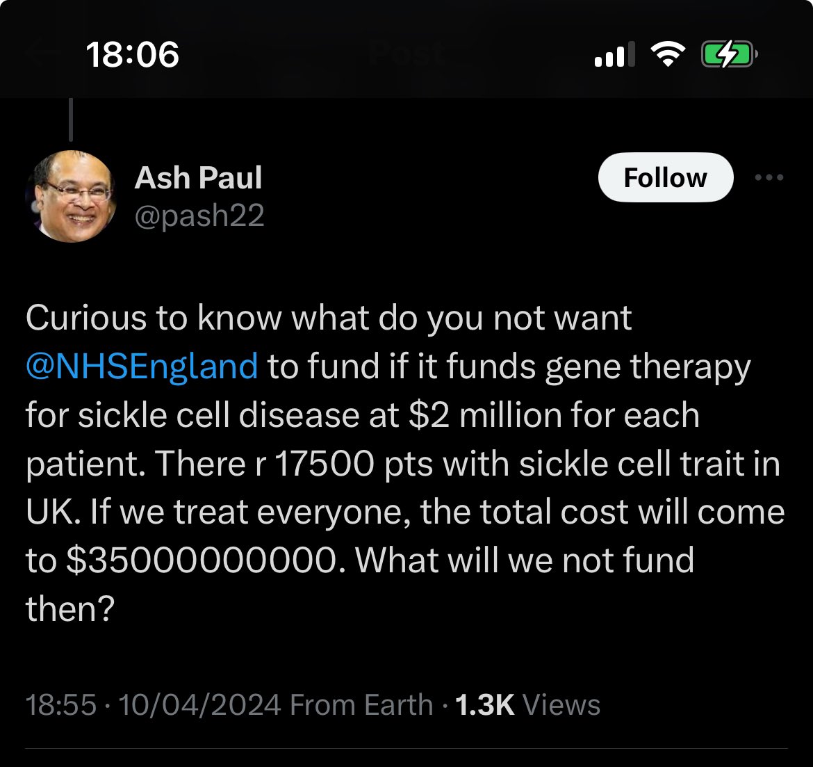 Education time!👇🏽 “People with sickle cell trait carry only one copy of the altered hemoglobin gene & rarely have any clinical symptoms related to the disease. In contrast people with sickle cell disease carry two copies of the altered hemoglobin gene.” nhlbi.nih.gov/health/sickle-….