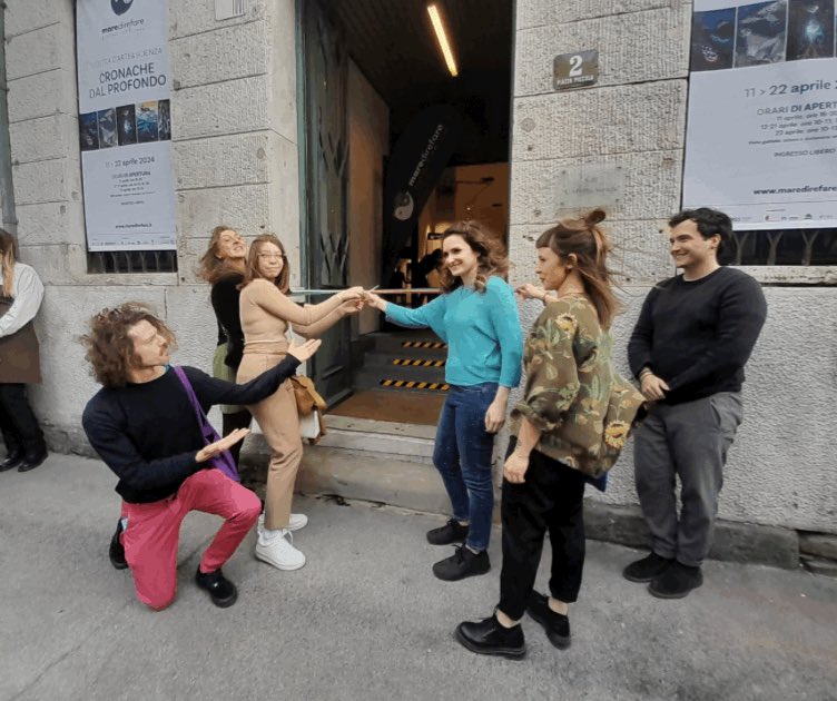 Il via a #MareDireFare, il festival dell’Oceano. Oggi inaugurata la mostra “Cronache dal Profondo”, venite a trovarci! 🌊 ⁦@AMPMIRAMARE⁩ maredirefare.it