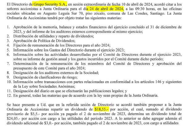 rampizarro's tweet photo. Dividendo regalado por #gruposecurity $18,55 - #chile #Iquique . Esta acción ya tiene una OPA de #Bicecorp por $285- precio actual de la acción $287- https://t.co/wlEnziM5BG