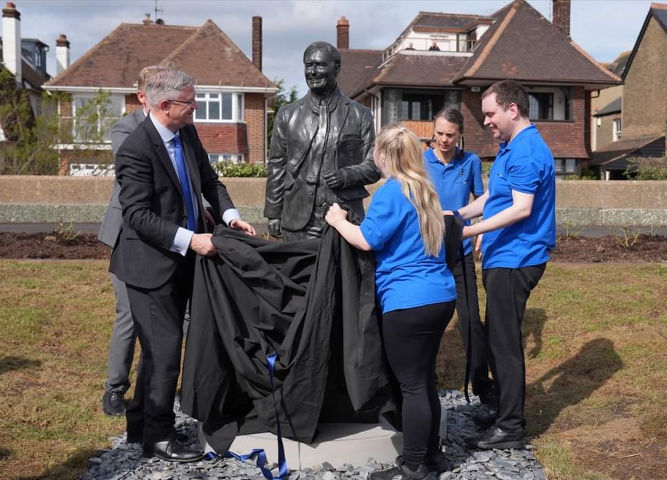 Our students performed at a very special ceremony today - the unveiling of a statue of our charity president, Sir David Amess. Thank you to our patron @Anna_Firth for all your incredible work to ensure everything Sir David stood for lives on and grows in his memory.