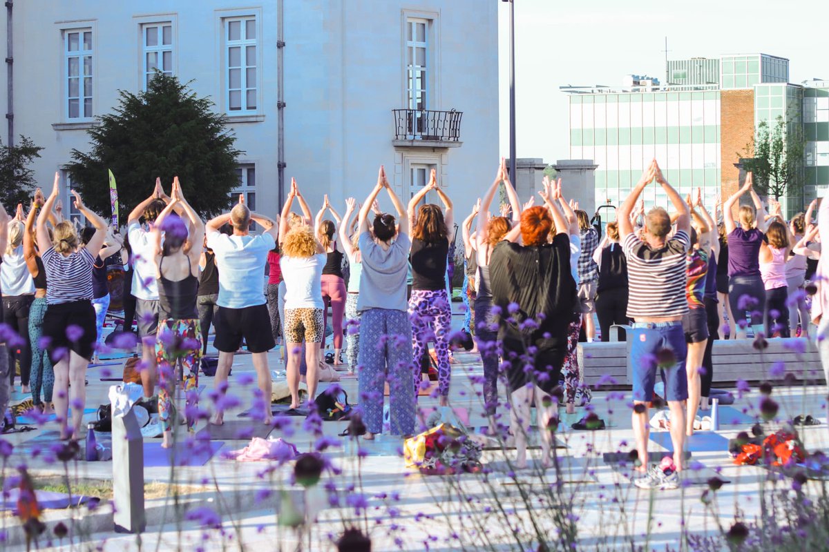Yoga at Fellowship Square is back for the summer!🧘‍♂️ We're delighted @eastofeden17 are returning with their popular community Yoga and Sound Baths every full moon from May to October. 📅 First session is Thurs 23 May 🎟 Tickets are £5 Here👉eastofeden.uk/events