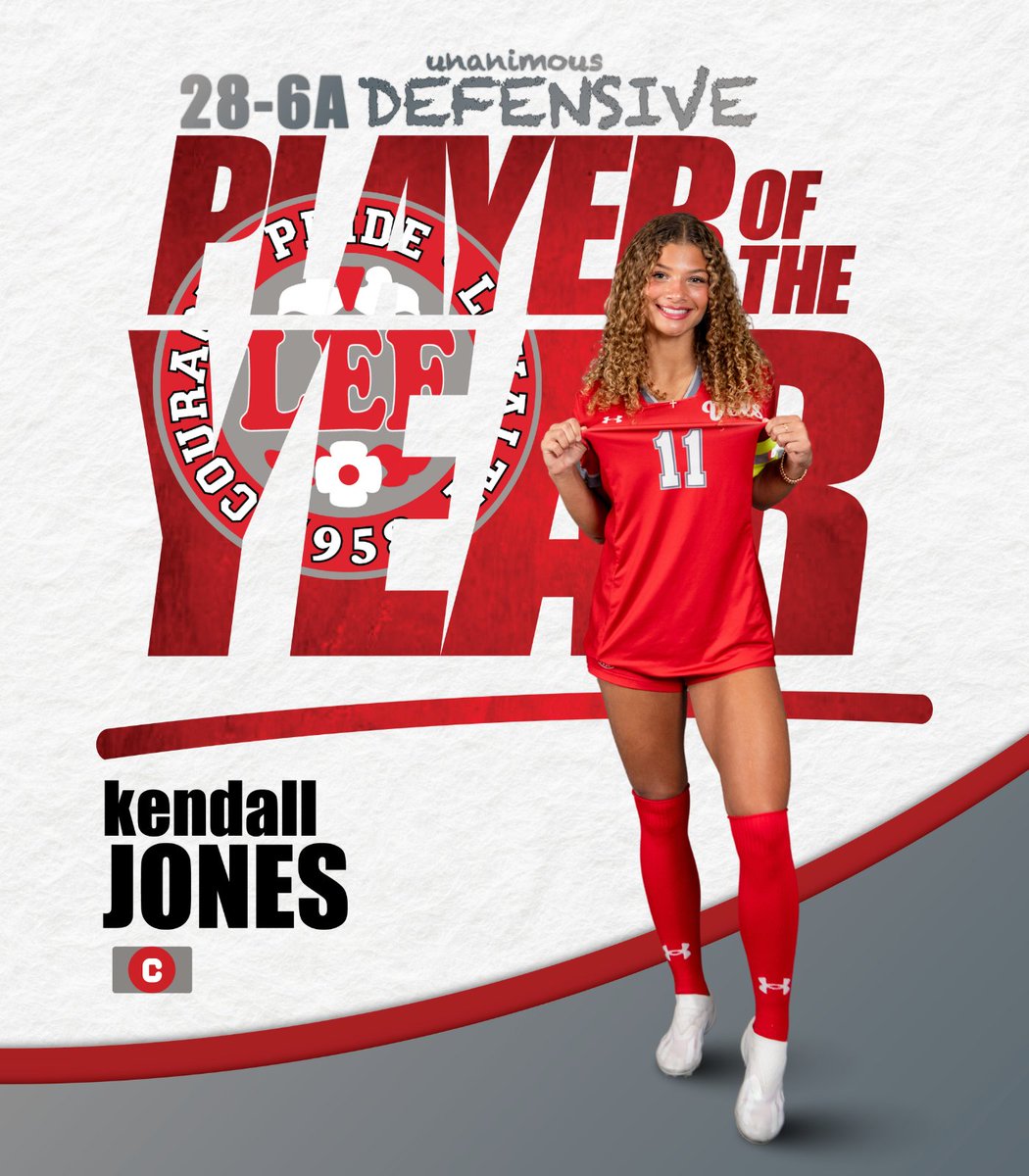 Last but certainly not least, our Senior Captain @kendall_jones11 is 1st Team All-District & the 2024 28-6A Unanimous Defensive Player of the Year 👏 #GoVols