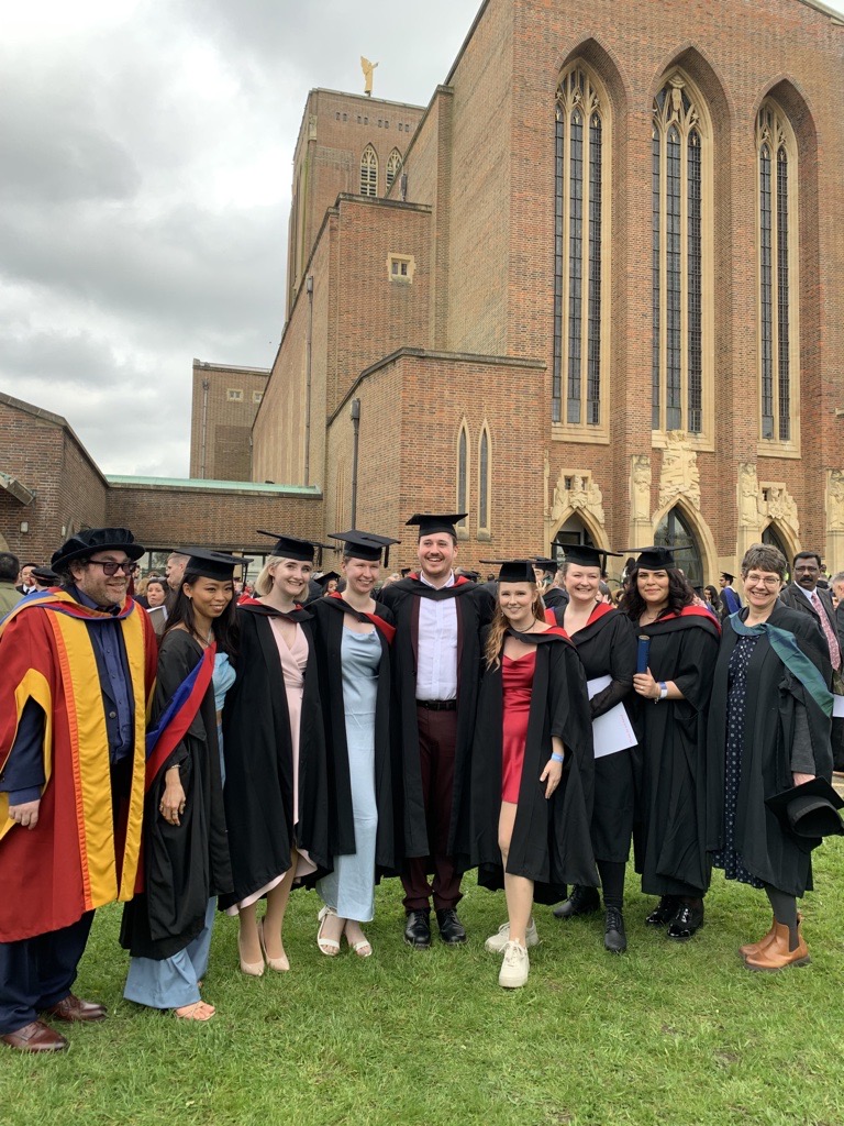 What a fantastic day it’s been celebrating our latest graduates! We’re so proud of you all 👏 #GSA #GSAGrad #guildfordschoolofacting #graduation #dramaschool #dramaschoolgraduation