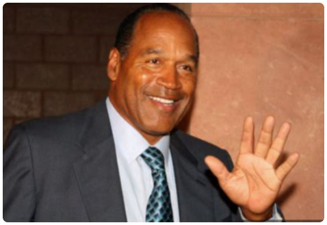 Today OJ Simpson was hit with an 'Un Sportsman Like Conduct' penalty and ejected from the game