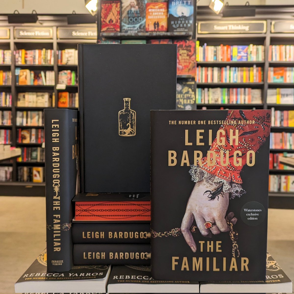 From the bestselling author of Ninth House comes a scintillating new dark fantasy set during Spain's golden age, as a servant girl with magical powers looks to hide her Jewish blood from the deadly gaze of the inquisition. #waterstones #thefamiliar #leighbardugo