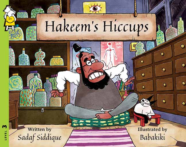 I celebrated Eid by reading a children's book called Hakeem's Hiccups, written by Sadaf Siddique & illustrated by Babakiki (a collaboration b/w animation designers Fahad Faizal & Sunaina Coelho). It is published by @prathambooks. The verse & illustrations made me smile all along.