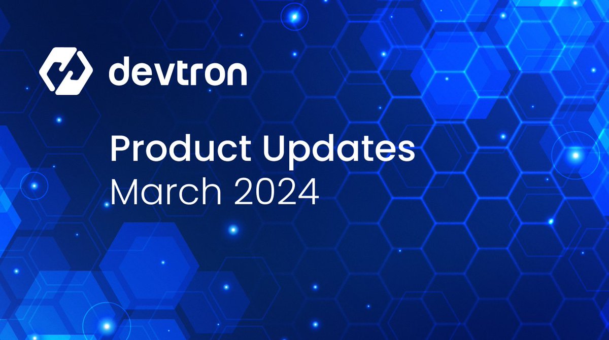 Devtron Product Updates!🚀 Our March release is packed with powerful features designed to streamline your workflow and elevate your development experience.😎 Schedule deployments, fast-track hotfixes & simplify security & access control!🔥 🔗Read more: devtron.ai/blog/march-pro…