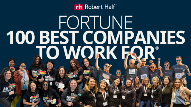 WalterKop's tweet photo. Happy employees = happy clients. At #RobertHalf we put that mantra into motion and we're proud to be named again to the Fortune 100 Best Companies to Work For® list. 🏅 #100BestCos https://t.co/Ej3rJEtx8C https://t.co/ir8hqTkb3X
