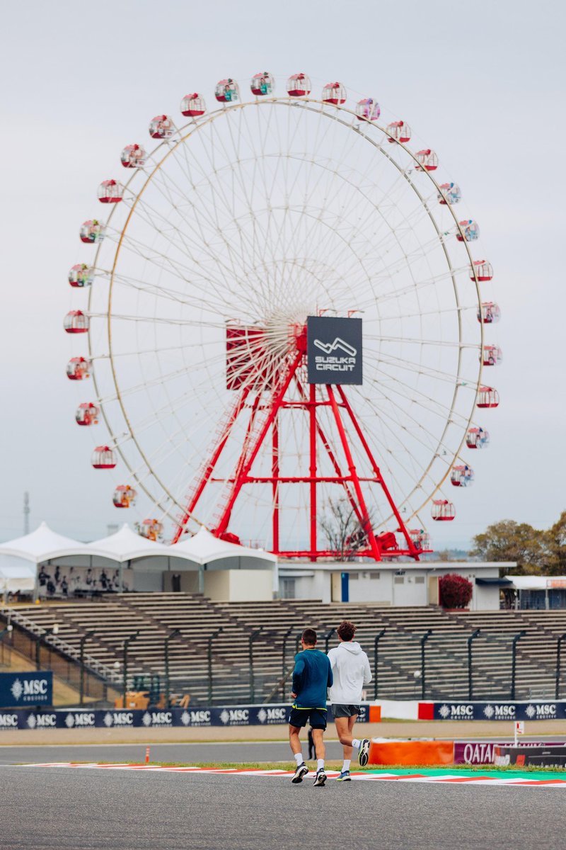 I’ve always found running around a track before race weekends incredibly energising and calming. Whilst we didn’t get the results we were aiming for in Japan, it was a pleasure seeing this iconic track from all angles. Excited to be back next year 🇯🇵