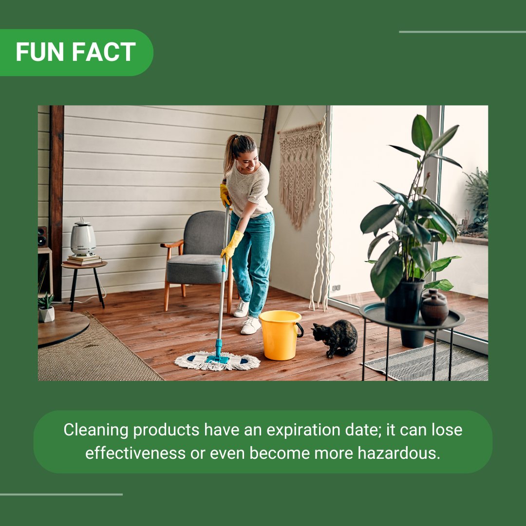 Be cautious when using expired cleaning products!⚠️☣️ It's best to throw them out as soon as they expire!

#cleaningtips #cleaningtipsandtricks #allergen #allergenfree #pollutant #pollutantfree #airfilter #airfilters #acfilters #hvac #hvacfacts #hvacfact #FridayVibes #FunFact