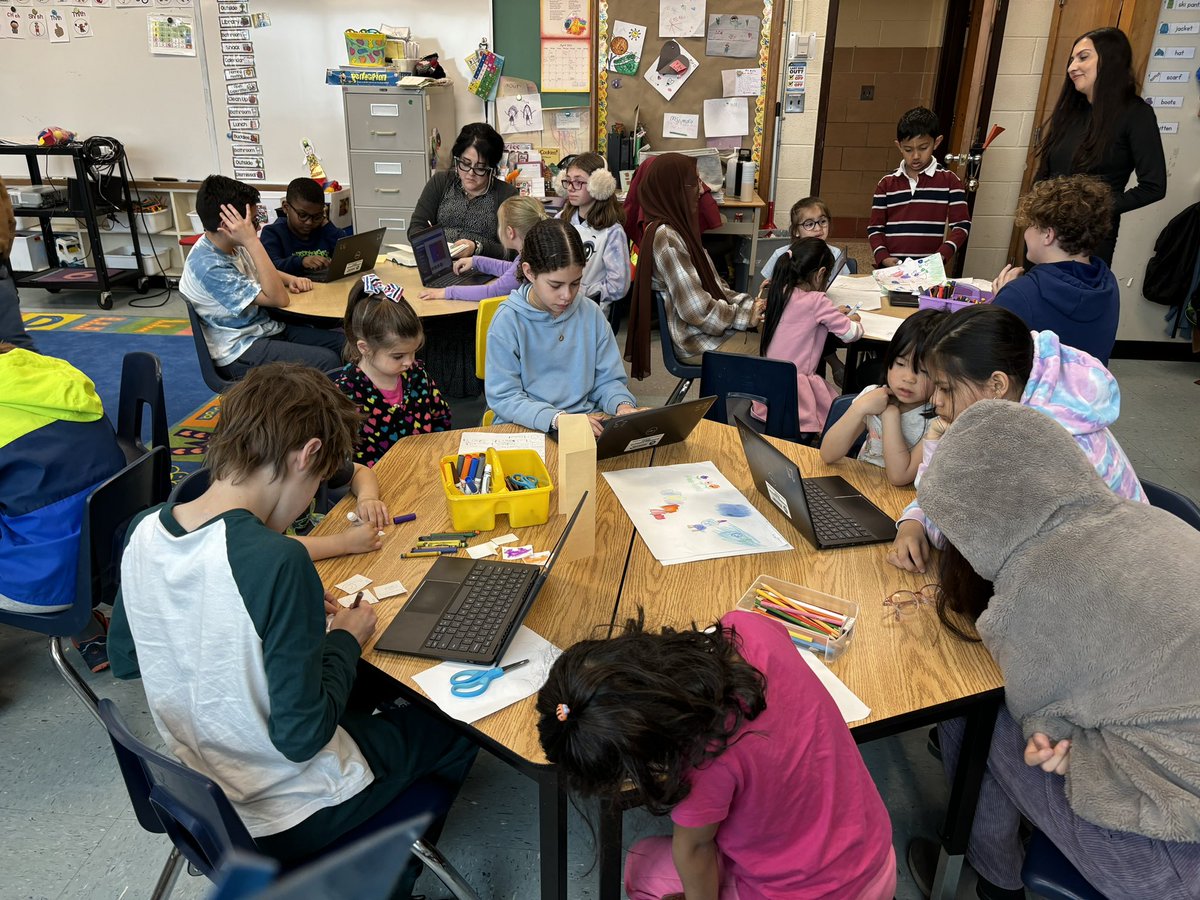 Finishing touches on our projects #inquiry <a href="/GlenwoodGriffin/">Glenwood Griffins</a> <a href="/DiotteEmily/">Emily Diotte</a>