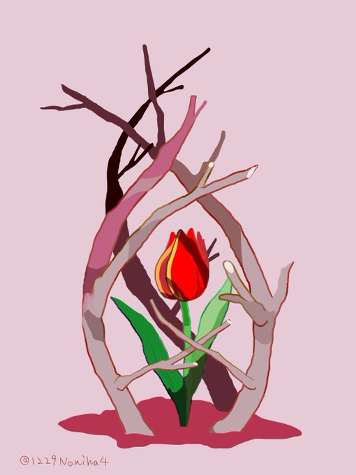 「bare tree branch」 illustration images(Latest)