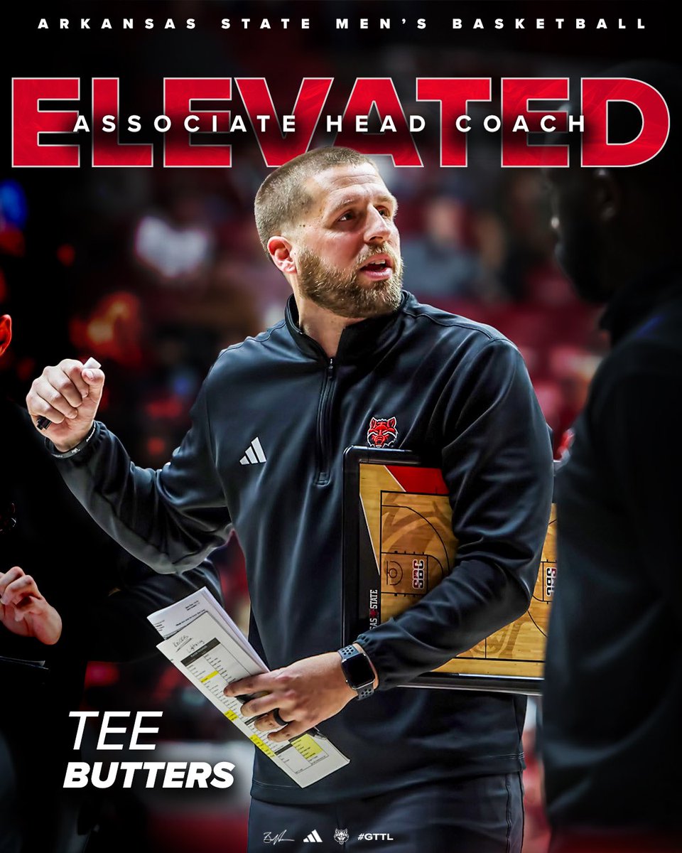 𝐄𝐥𝐞𝐯𝐚𝐭𝐞𝐝📈 @CoachTButters has been promoted to Associate Head Coach. #GTTL | #WolvesUp