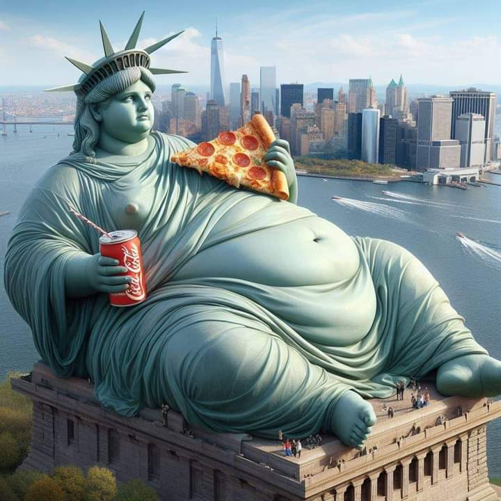 Statue of Obesity 🗽 #ChampionsLeague #NationalPetDay