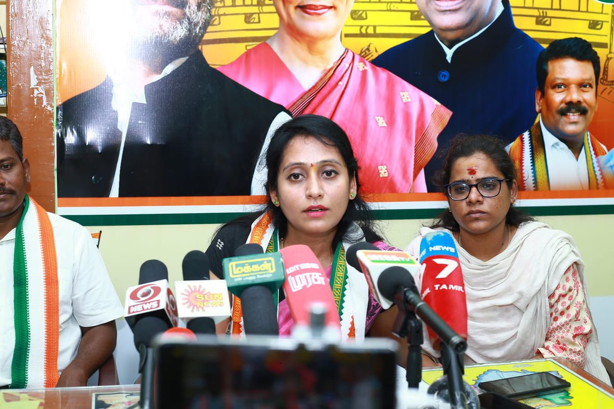 Press meet in Virudhnagar Parliamentary Constituency, Tamilnadu. @INCTamilNadu @drajoykumar @sirivellaprasad @SPK_TNCC @Kiruthika_TNPYC @Pawankhera