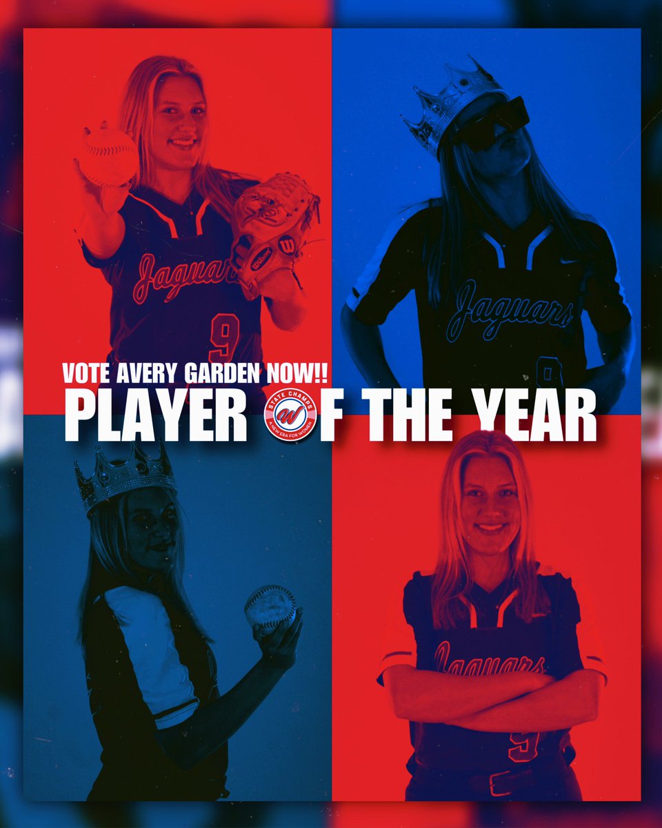 Go vote Avery Garden for <a href="/StateChampsW/">State Champs! W</a> Player of the Year! Every vote counts! Click the link below to cash your vote(s)!

🔗 | statechampsw.com/2024-softball-…

<a href="/avery_garden/">Avery Garden</a> | #GoJaggies