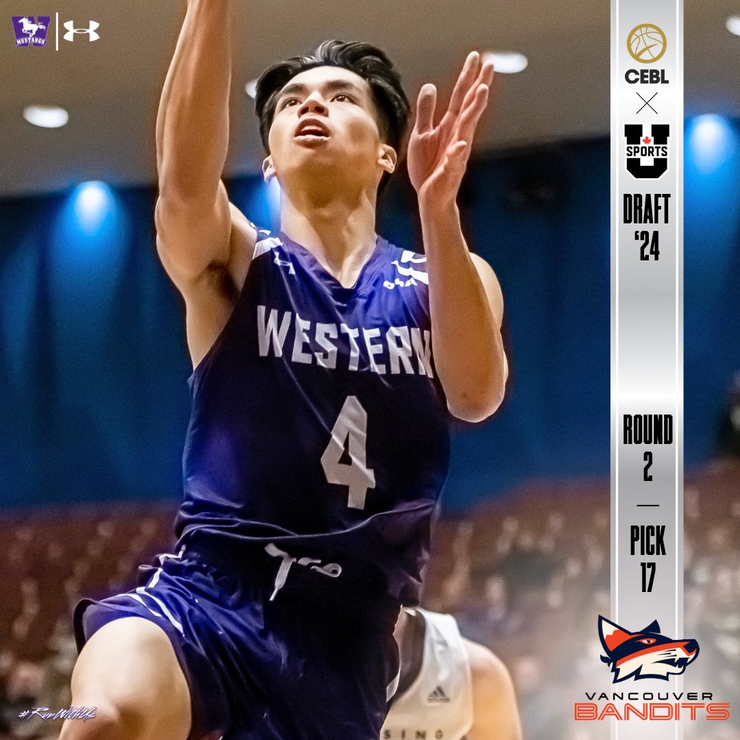 🏀 Jerric Palma of our @Mustangs_Bball program is taking his skills to the next level as he was drafted in the 2nd round of the @CEBLeague draft this afternoon by the @vancitybandits. The skilled guard from Richmond, BC finished the 2023-24 season with 273 points and 13.7 points