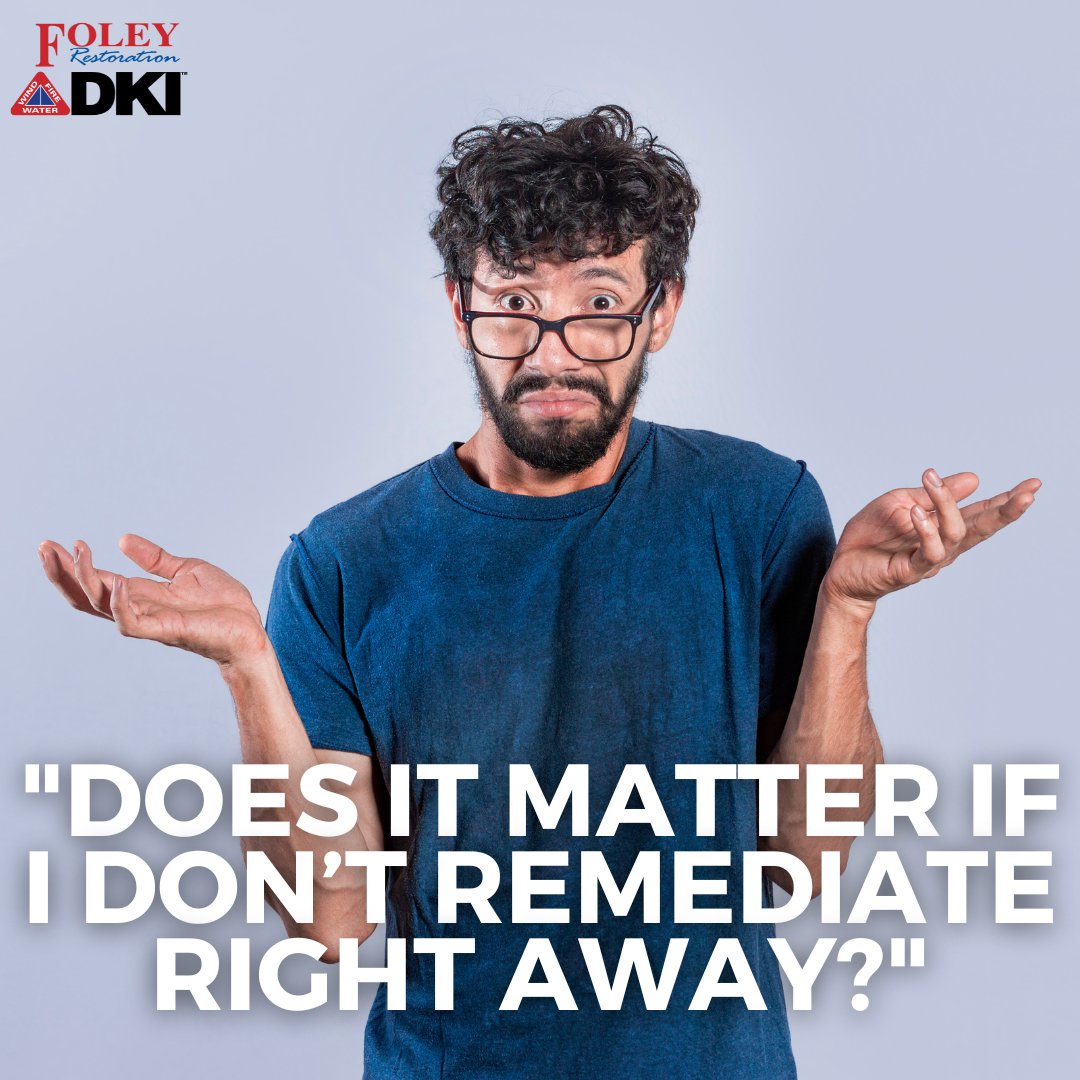 Delaying remediation can have significant repercussions to your health, home and finances - it puts your property at risk for mould growth and compromised structural integrity and can cause your insurance company to void your coverage.

For 24-hour service, call 1-877-333-0222