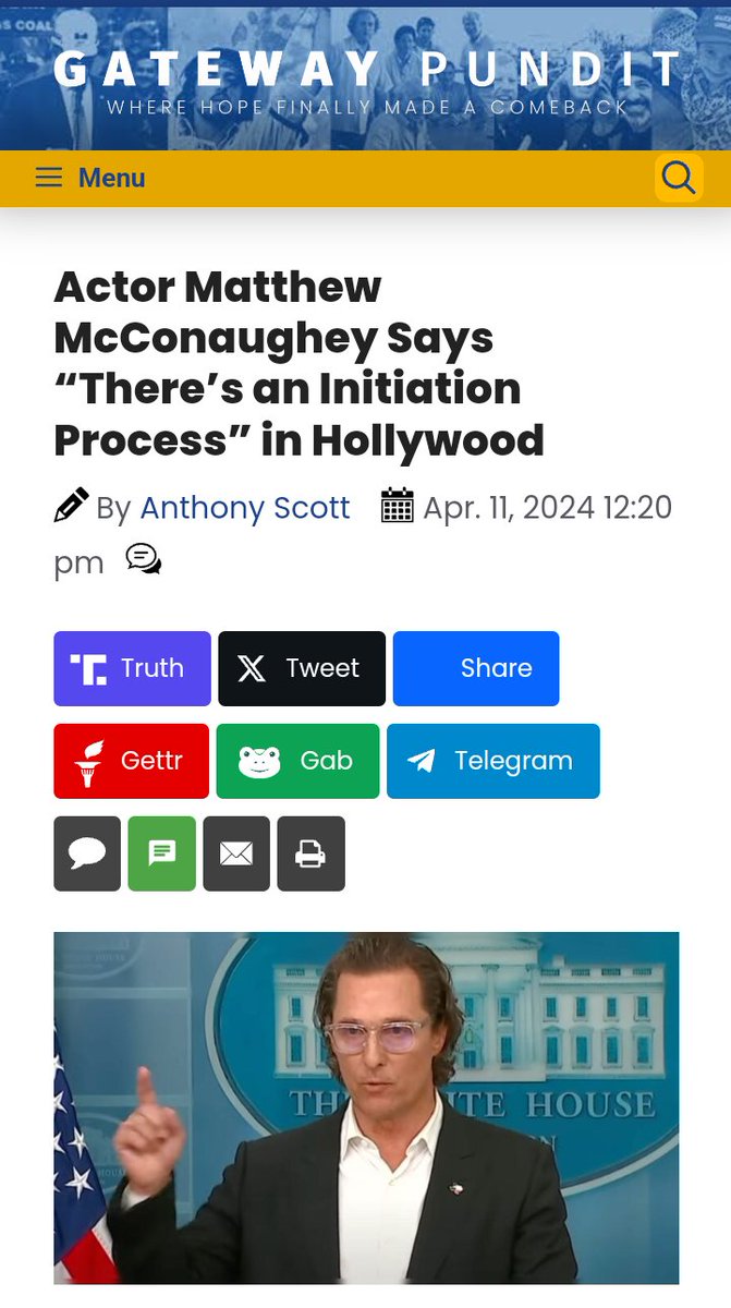 They all will continue to tell the truth about Hollywood dark secrets. thegatewaypundit.com/2024/04/actor-…