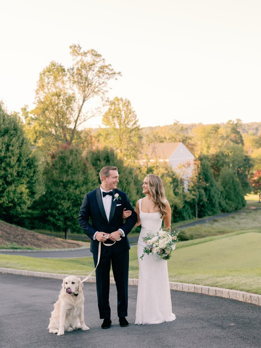 Let's celebrate National Pet Day at @trumpgolfdc with Teddy stealing the spotlight once more at his favorite human's wedding held at the Club last Fall! 🐾 #NationalPetDay #FurryWeddingGuest #trumpgolf