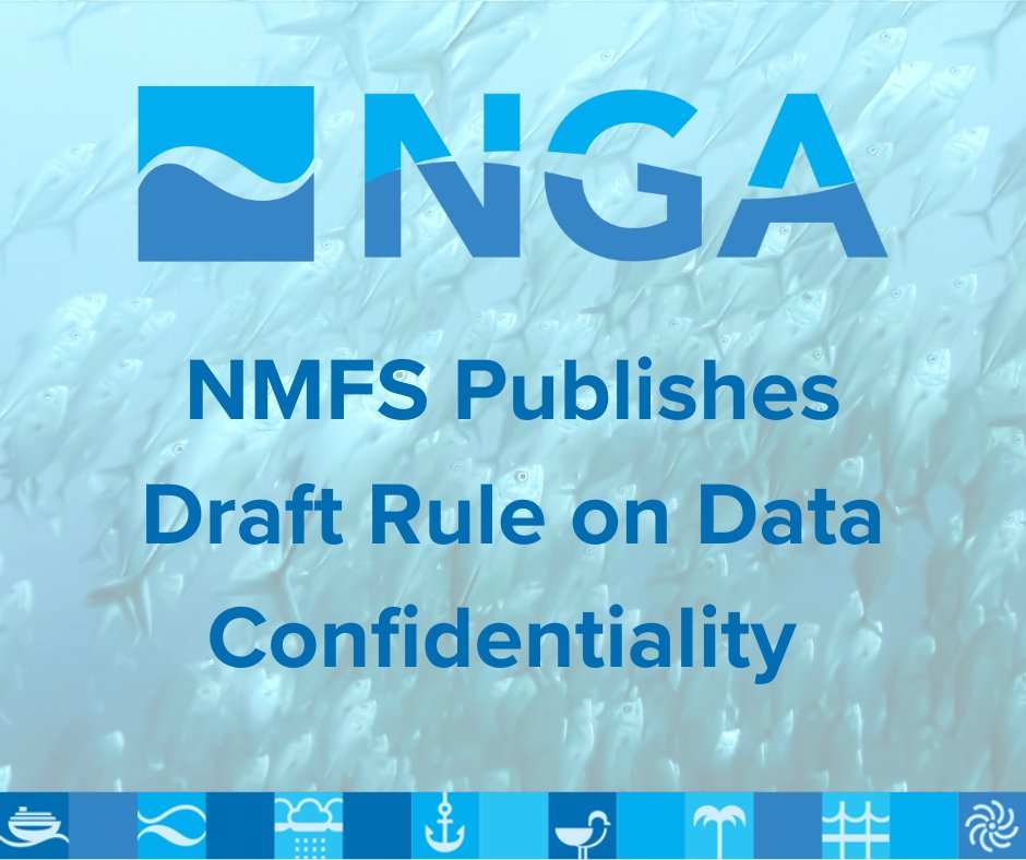 Let your voice be heard about confidential #fisheries #data and #information by commenting on the recent draft rule by @noaafisheries that may impact your work, business, or communities. Read NGA’s comments on key issues here: netgainsalliance.org/news/response-…

#dataconfidentiality