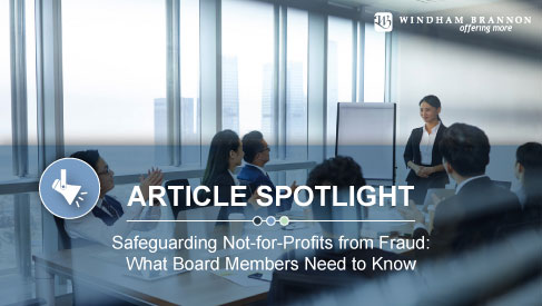 Not-for-profit organizations are important members of many communities, providing essential services and programs to those in need. However, they can be susceptible to fraud, which can have a devastating impact.

ow.ly/JUb750Re3nF

#nonprofit #boardmember #boardofdirectors