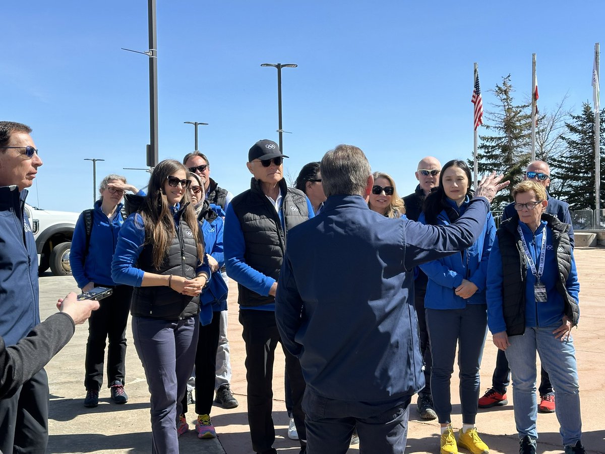 The #SaltLakeCity 2034 Winter #Olympics bid is showing IOC Futute Host Committee around <a href="/UtahOlympicPark/">Utah Olympic Park</a>