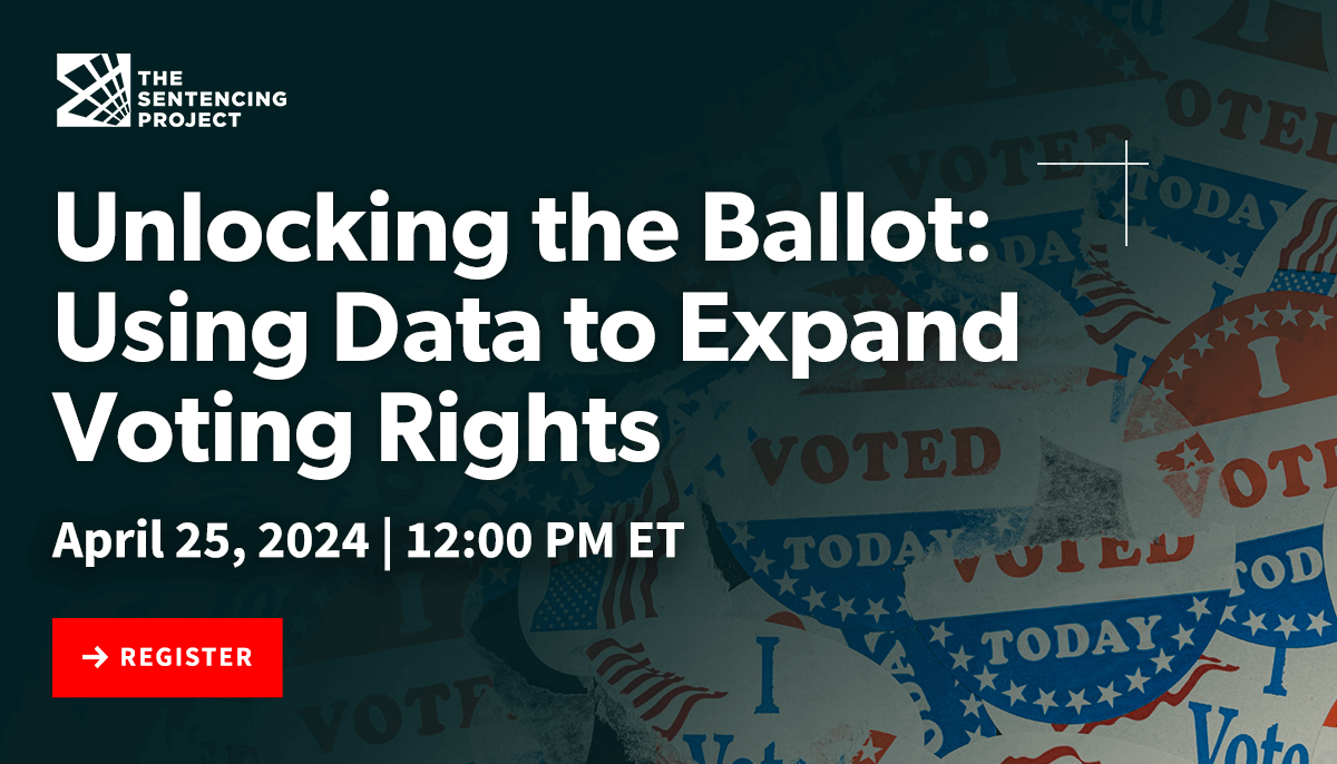 APRIL 25 @ 12PM ET: Join us for a special discussion on how people with justice system involvement are mobilizing to make their voices heard through the civic engagement processes. Register: bit.ly/4avqOA6