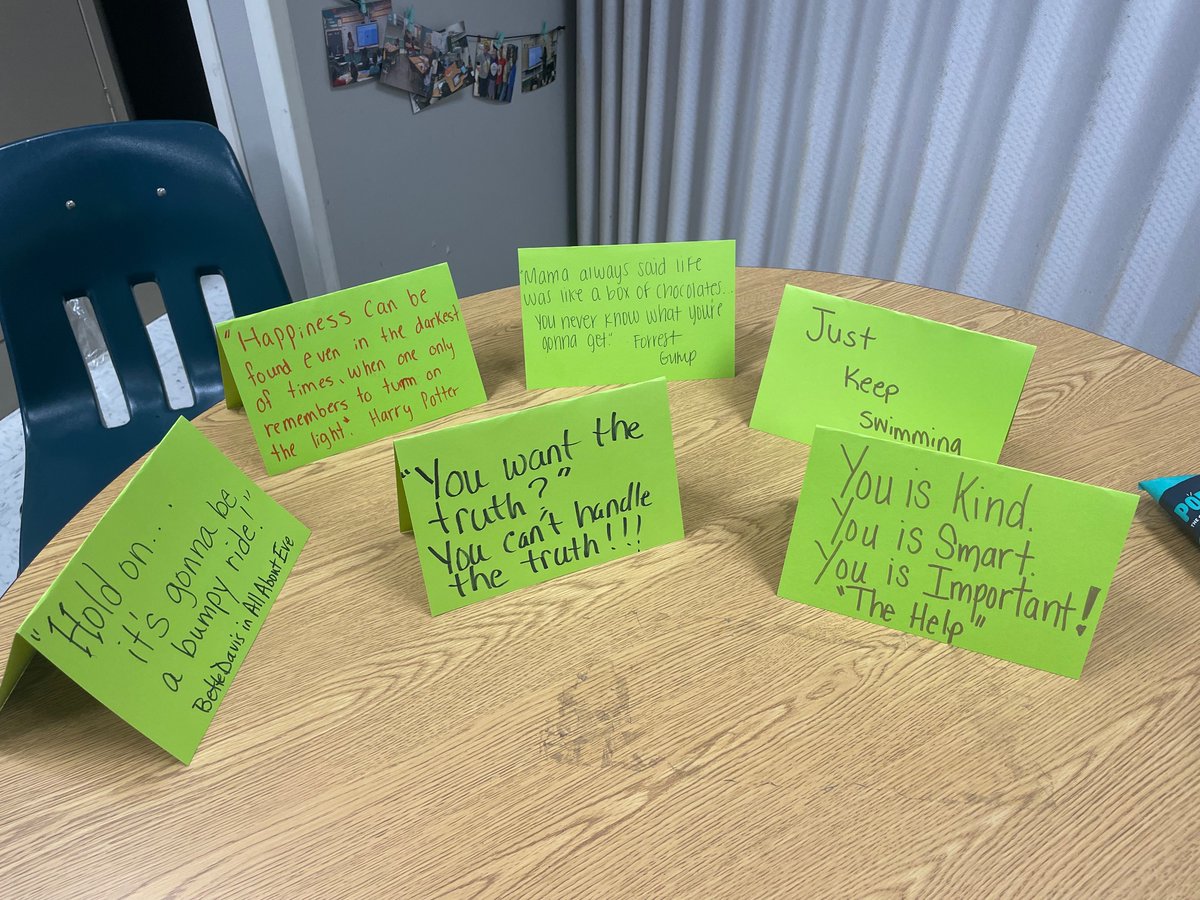 dbeena31's tweet photo. What movie quote sums up the school year so far? https://t.co/wAe59evRIL