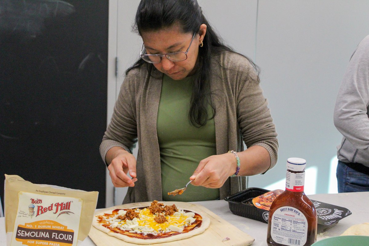 Dr. Matt Ganio (our college's pizza chef extraordinaire) recently led a pizza-making class for some of our new faculty members as part of our First-Year Faculty Engagement and Networking Series. Take a look at these new pizza pros in action! 🍕