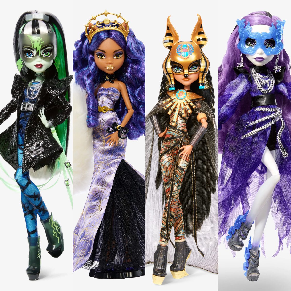thinking about the monster high midnight runway collection dolls