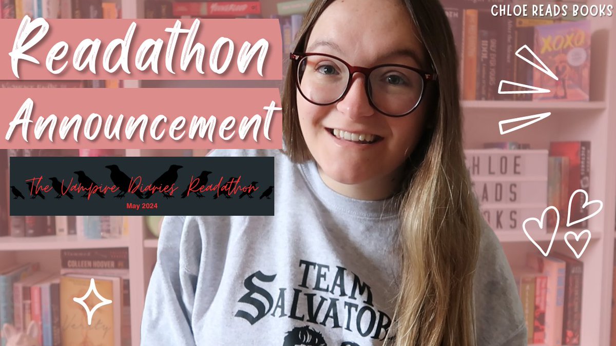 My readathon announcement is live!
Thank you to everyone who came to the premiere!
The Vampire Diaries Readathon, Round 2, is running for the month of May 2024 🧛🏼💗
youtu.be/3diaVbJBtNo <a href="/TheVDreadathon/">TVDreadathon</a>