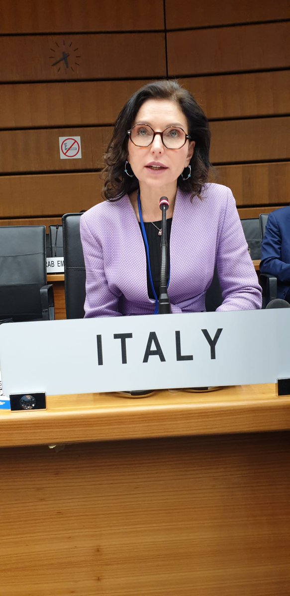 Amb. Lepre, speaking at the IAEA BoG session, expressed her concerns about the attacks on the #ZNPP and the nuclear #safety & #security risks resulting from Russian aggression at 🇺🇦. Full support for #IAEA monitoring and assistance in the field. #ISAMZ #G7