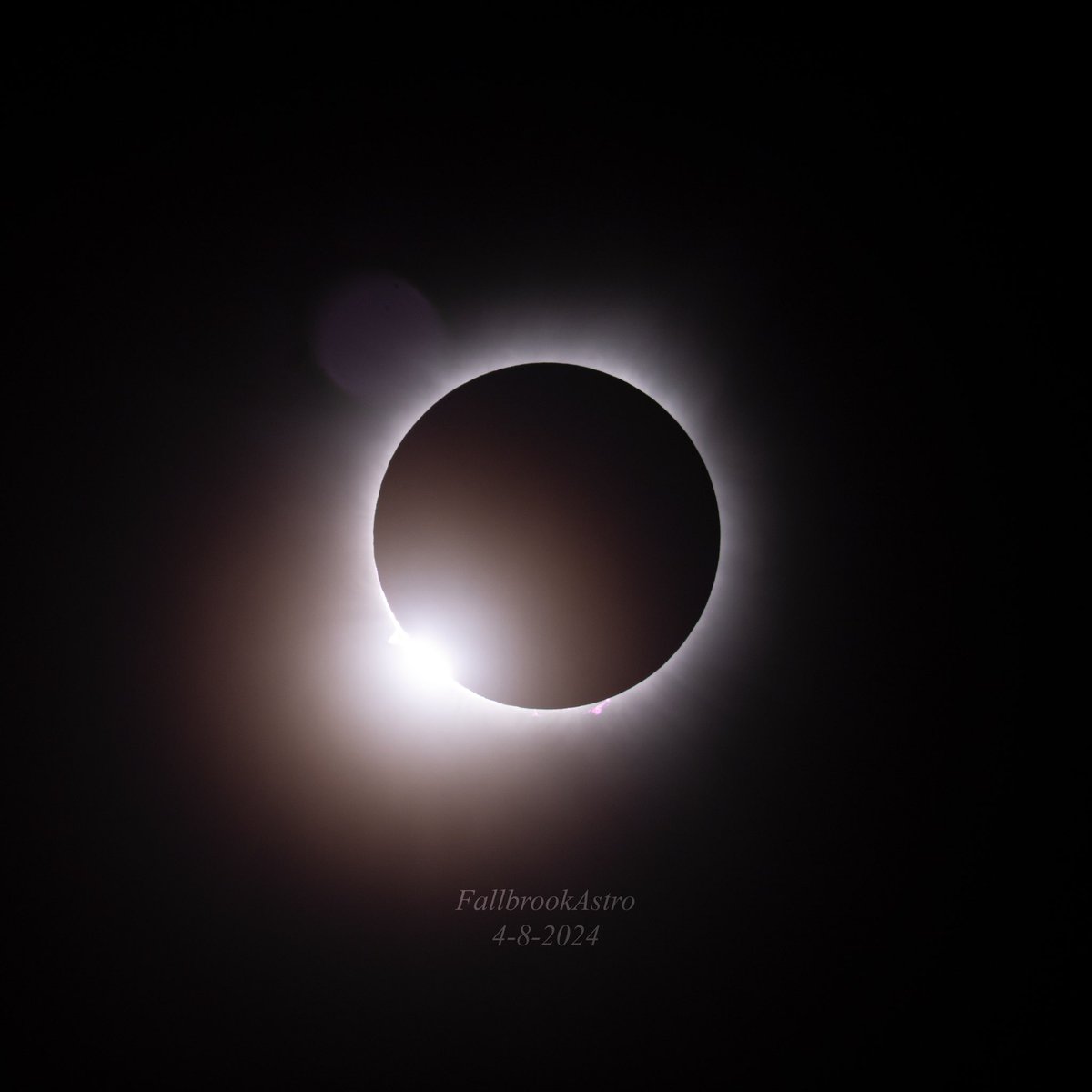 fallbrookastro's tweet image. Third contact.

#SolarEclipse2024