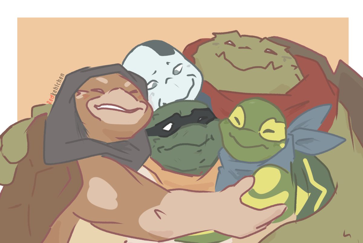 More turtle group hugs! 

#TheLastRonin #TMNT